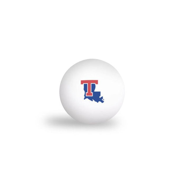 Pelotas de ping pong de Louisiana Tech Bulldogs (paquete de 6)