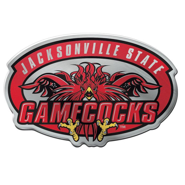 Emblema acrílico para automóvil de los Jacksonville State Gamecocks