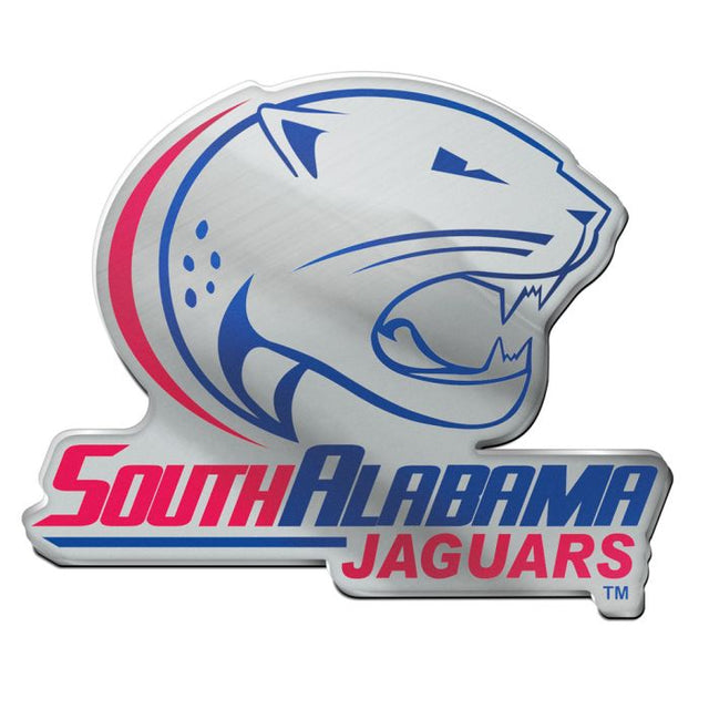 Emblema acrílico para automóvil de los South Alabama Jaguars