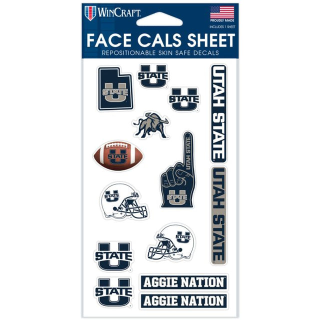 Utah State Aggies Face Cals 4" x 7"