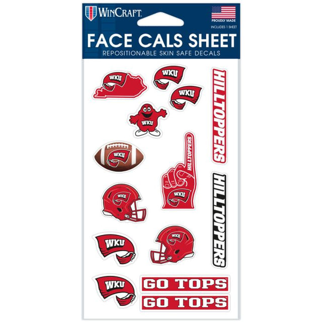 Western Kentucky Hilltoppers Face Cals 4" x 7"