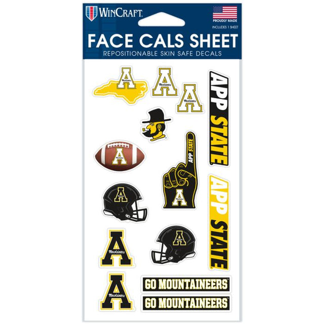 Appalachian State Mountaineers Face Cals 4" x 7"