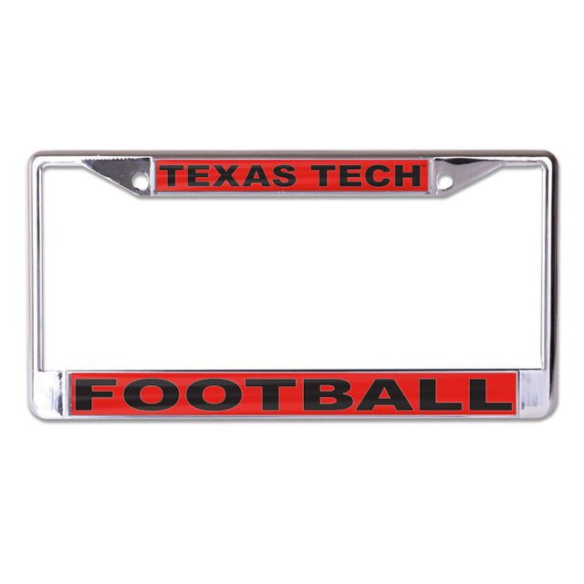 Texas Tech Red Raiders FOOTBALL Lic Plt Frame S/L Printed