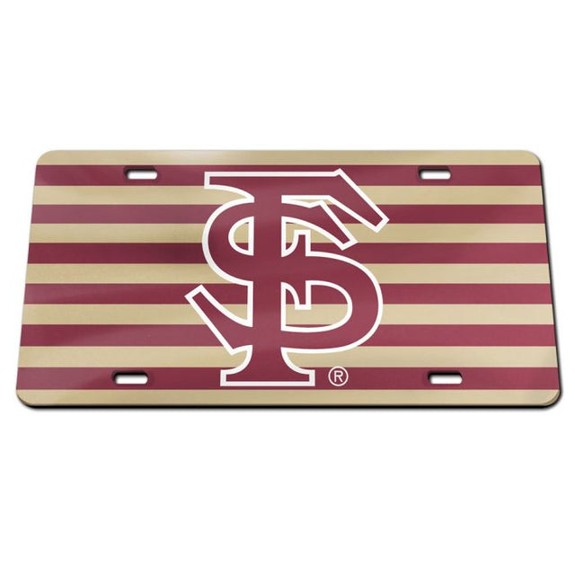 Florida State Seminoles Specialty Acrylic License Plate