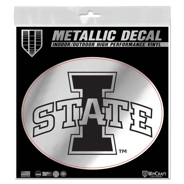 Iowa State Cyclones Decal Metallic 6" x 6"