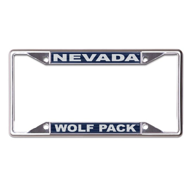 Marco de licencia de Nevada Wolf Pack, de acero inoxidable, estampado