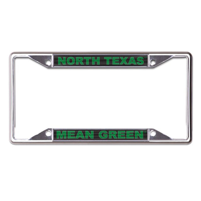 North Texas Mean Green Lic Plt Frame S/S Printed