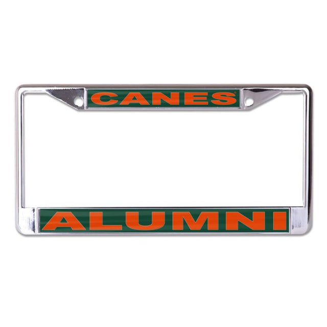 Miami Hurricanes CANES / ALUMNI (fondo verde) Licencia Plt Marco S/L Impreso