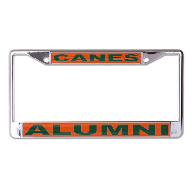 Miami Hurricanes CANES / ALUMNI (fondo naranja) Licencia Plt Marco S/L Impreso