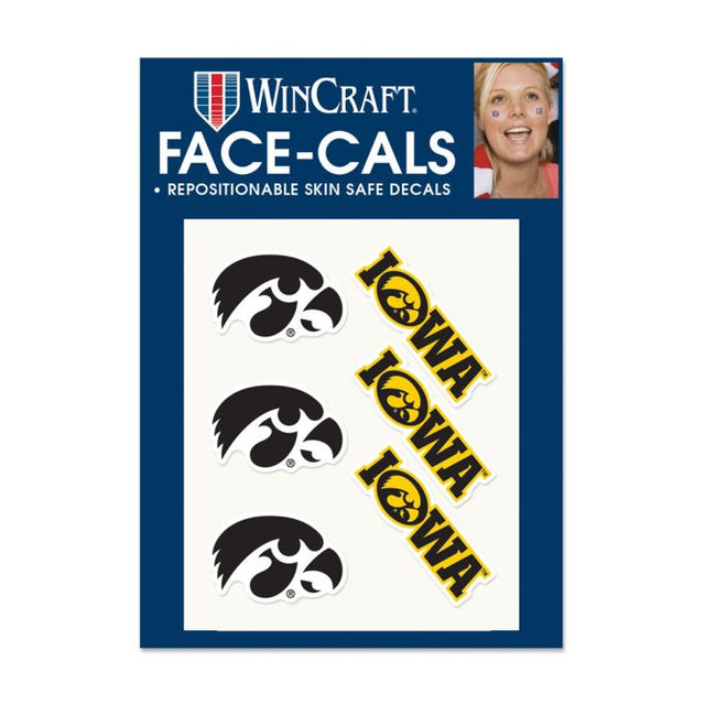 Iowa Hawkeyes (3) TIGERHAWKS (3) IOWA Face Cals