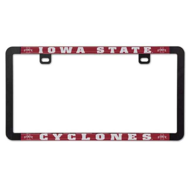 Iowa State Cyclones Metal Lic. Plate Frame Slim