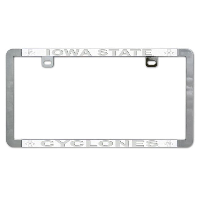 Iowa State Cyclones IOWA STATE FROST Metal Lic. Plate Frame Slim