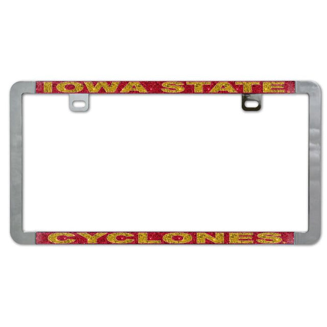 Iowa State Cyclones Metal Lic. Plate Frame Slim