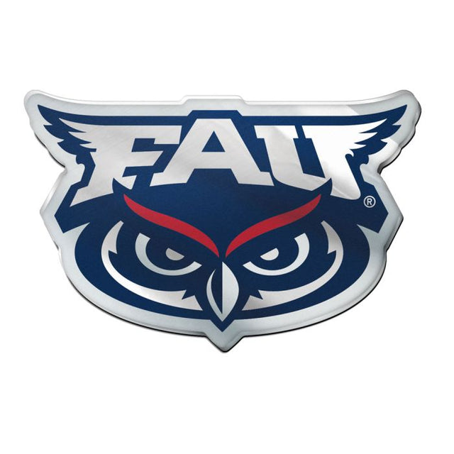 Emblema acrílico para automóvil de los Florida Atlantic Owls