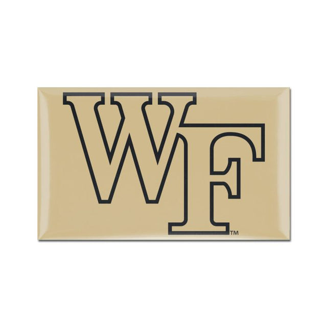 Imanes abovedados de los Demon Deacons de Wake Forest de 3" x 5"