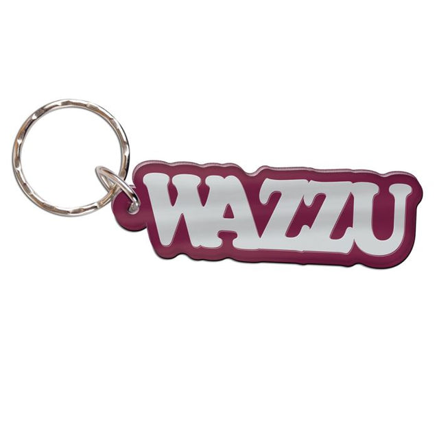 Washington State Cougars Keychain w/Letters