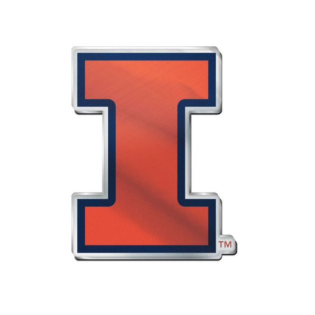 Illinois Fighting Illini Acrylic Auto Emblem