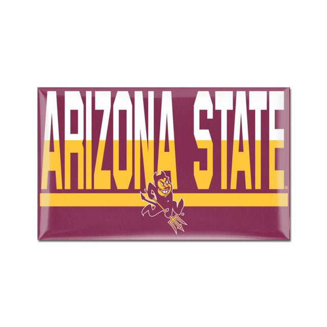 Imanes abovedados de Arizona State Sun Devils de 3" x 5"