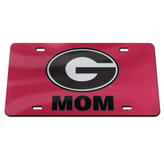 Georgia Bulldogs MOM Specialty Acrylic License Plate