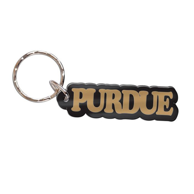 Llavero con letras de los Purdue Boilermakers