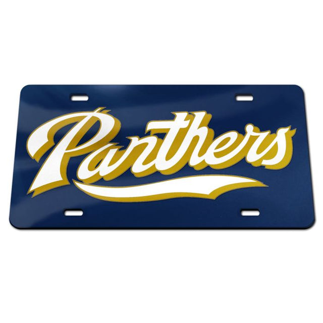 Florida International Panthers Specialty Acrylic License Plate