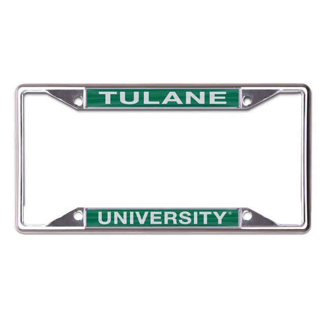 Tulane Green Wave NAME Lic Plt Frame S/S Printed