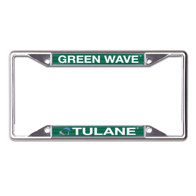 Tulane Green Wave Lic Plt Frame S/S Printed