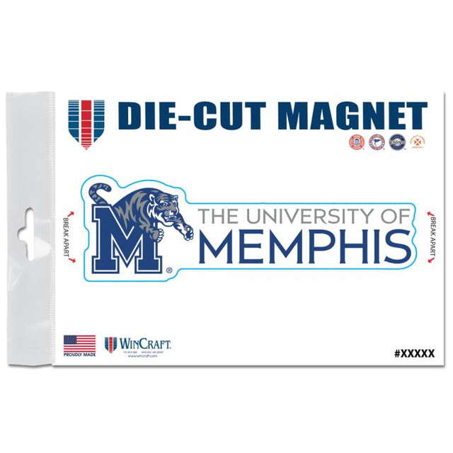 Imanes para exteriores de los Memphis Tigers, 3" x 5"