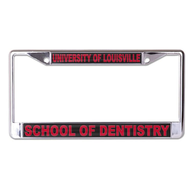 Louisville Cardinals SCHOOL OF DENTISTRY Lic Plt Frame S/L Printed