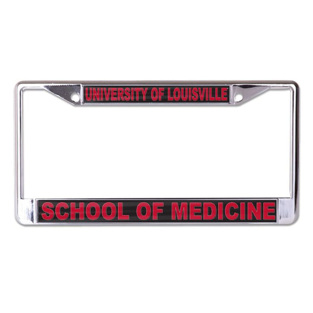 Louisville Cardinals SCHOOL OF MEDICINE Lic Plt Frame S/L Printed