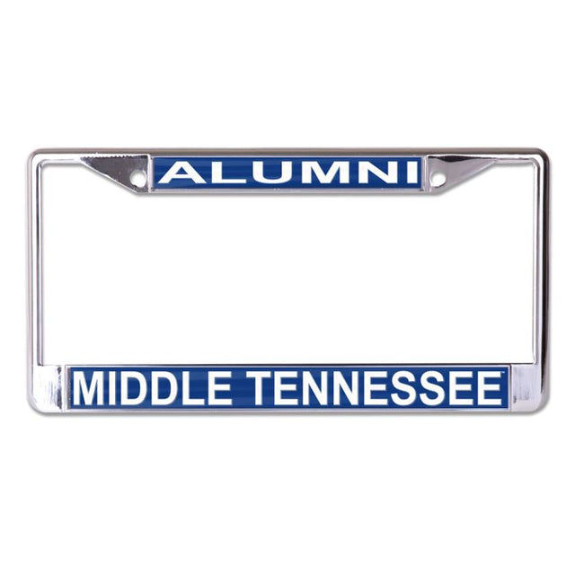 Middle Tennessee State Blue Raiders ALUMNI Lic Plt Frame S/L Printed