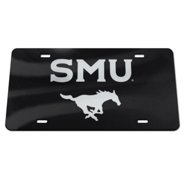 Southern Methodist Mustangs Acrylic Classic License Plates