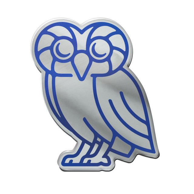 Emblema acrílico para automóvil Rice Owls