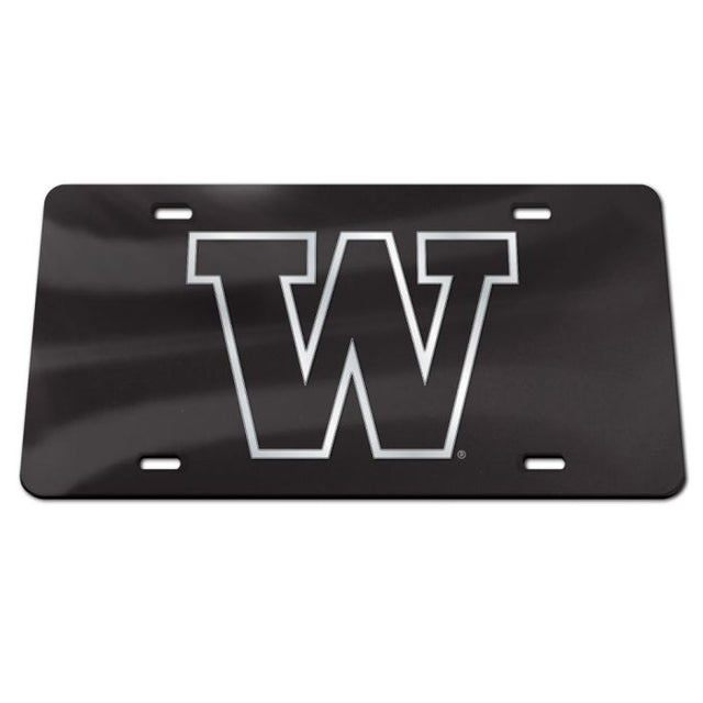 Washington Huskies Specialty Acrylic License Plate