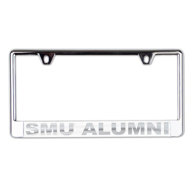 Southern Methodist Mustangs Lic Plate Frame B/O Printed