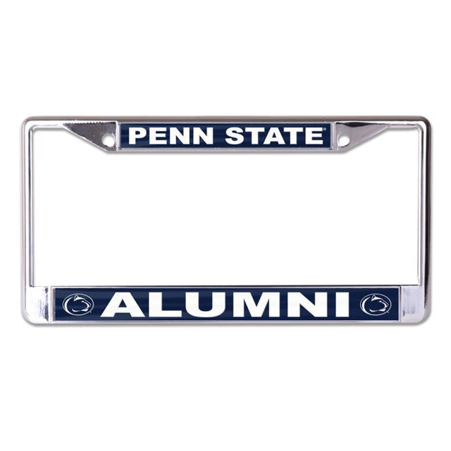 Penn State Nittany Lions state over alumni with mascot head Lic Plt Frame S/L Printed