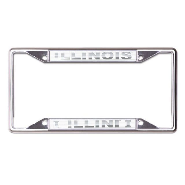 Illinois Fighting Illini Lic Plt Frame S/S Printed