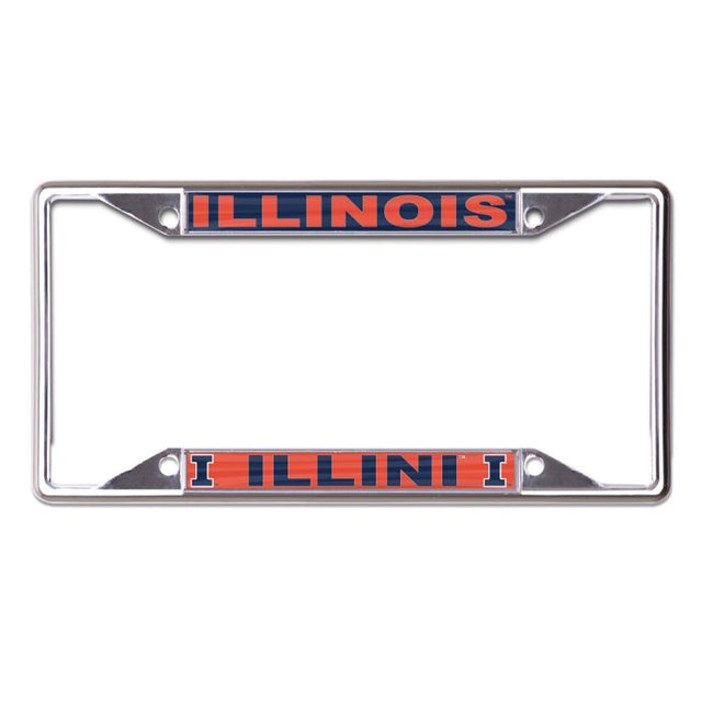 Illinois Fighting Illini Lic Plt Frame S/S Printed