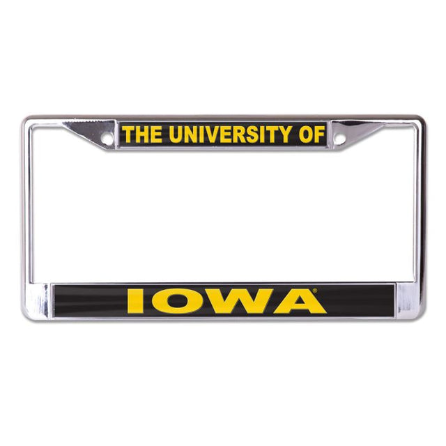 Iowa Hawkeyes Lic Plt Frame S/L Printed