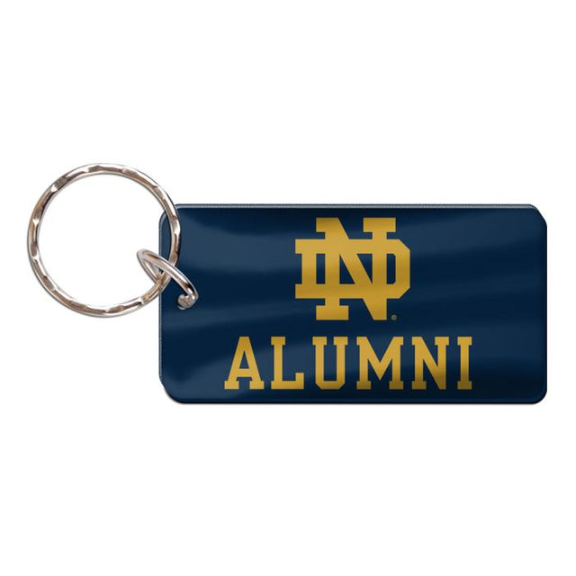 Notre Dame Fighting Irish N/D ALUMNI Keychain Rectangle