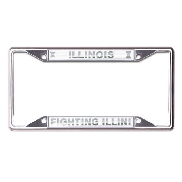 Illinois Fighting Illini Lic Plt Frame S/S Printed