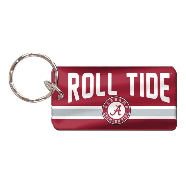 Alabama Crimson Tide SLOGAN Keychain Rectangle