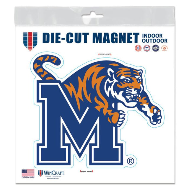 Imanes para exteriores de los Memphis Tigers, 6" x 6"