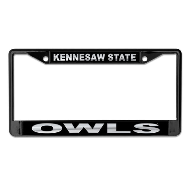 Kennesaw State Owls BLACKOUT Lic Plt Frame S/L Printed