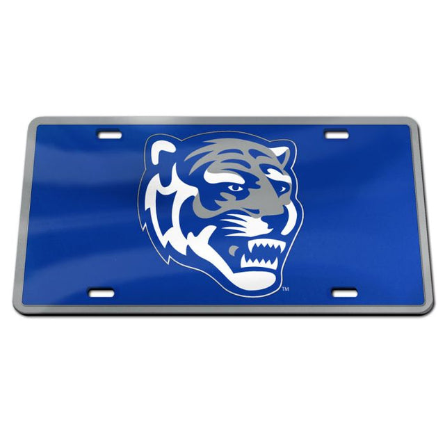 Matrícula especial acrílica MEGA de Memphis Tigers