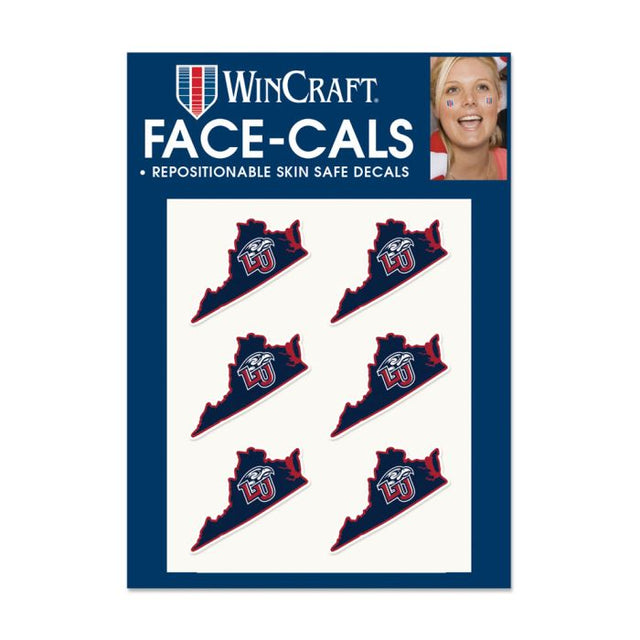 Calcomanías faciales con forma de estado de Liberty Flames