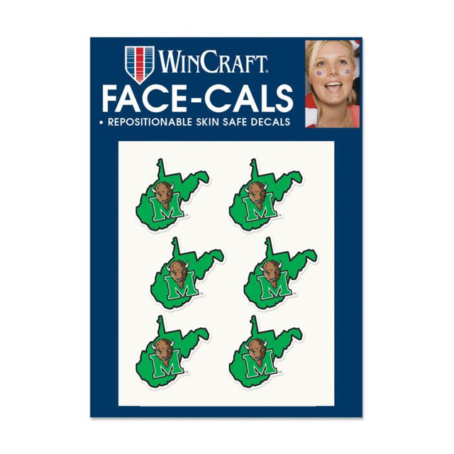 Marshall Thundering Herd STATE SHAPE Face Cals