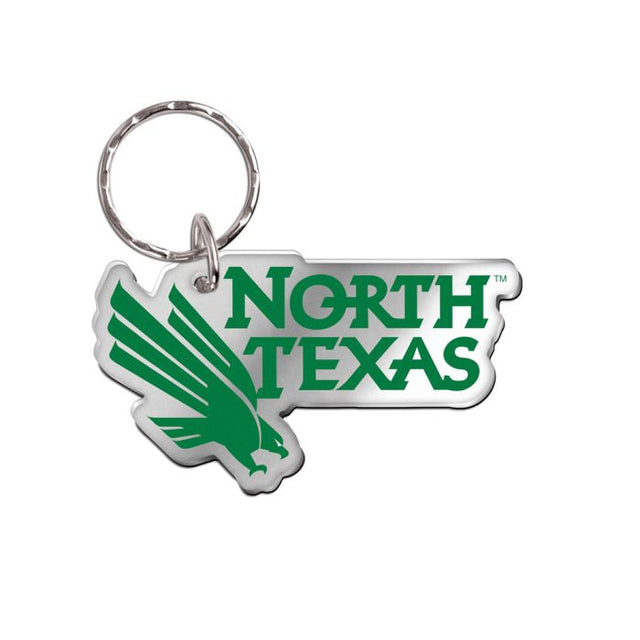 Llavero de North Texas Mean Green de forma libre