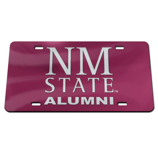 Matrícula acrílica especial ALUMNI de New Mexico State Aggies