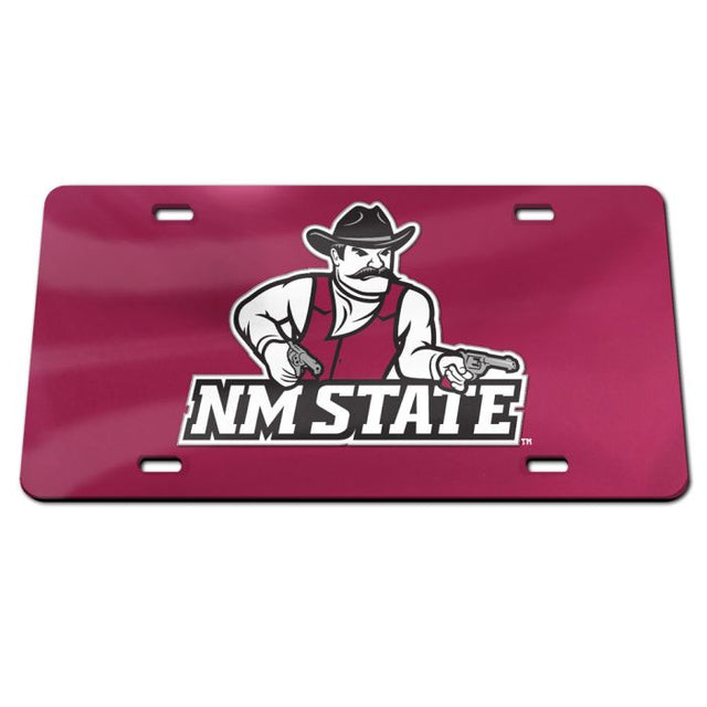 Matrícula acrílica especial de New Mexico State Aggies